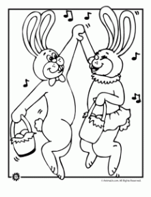Dancing Easter Rabbits
